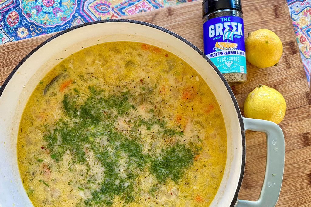 Avgolemono - Greek Lemon & Chicken Soup