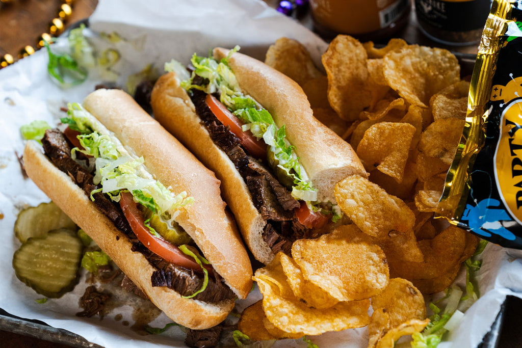 Chalmette-Style Roast Beef Po' Boys
