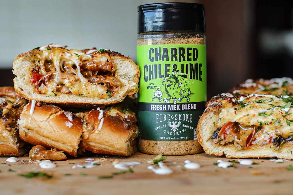 Cheesy Chicken Fajita Bread