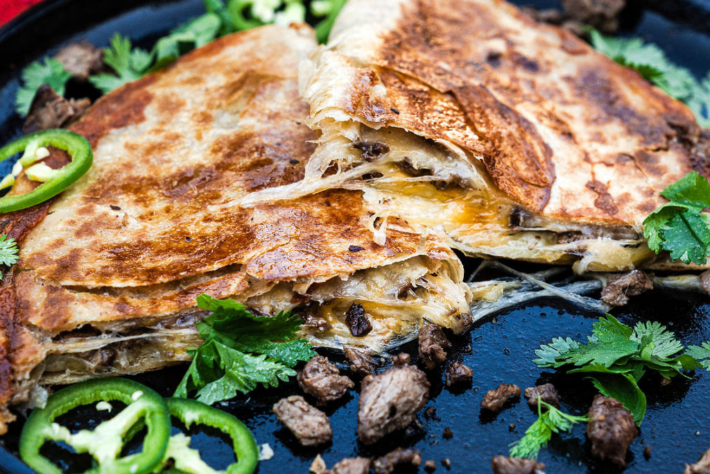 Thundering Longhorn Steak Quesadillas