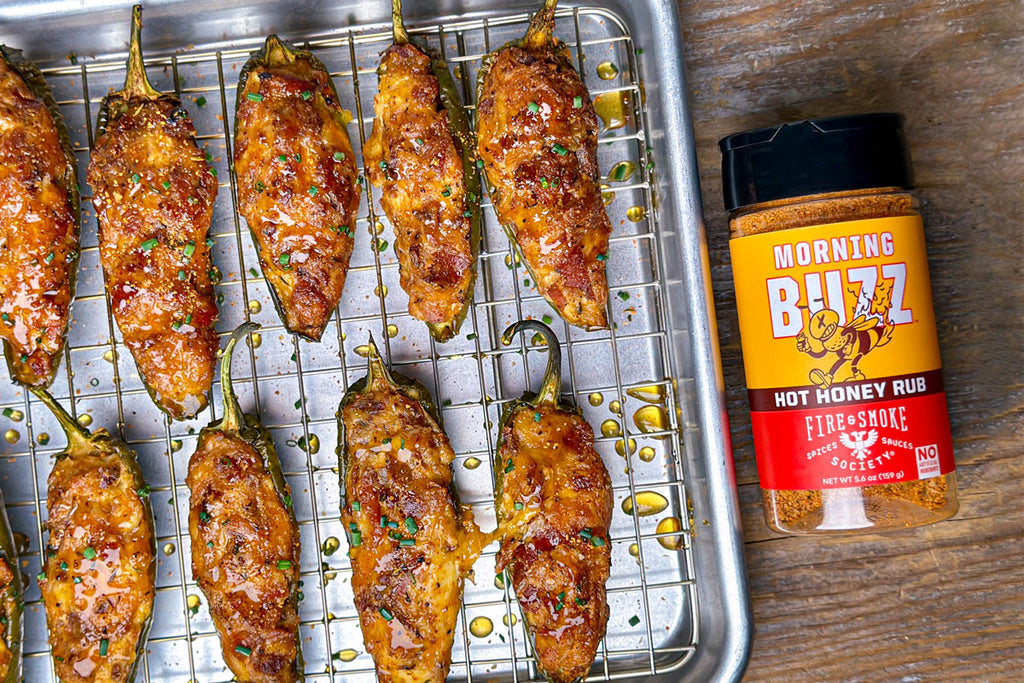 Hot Honey Chicken Jalapeño Poppers