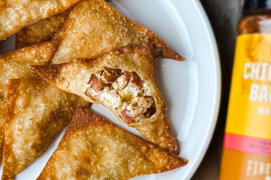 Cajun Rangoon with Chicken & Andouille Sausage