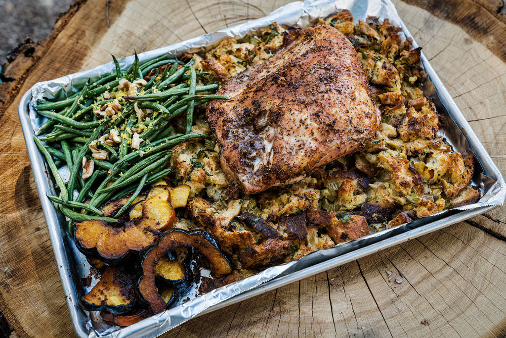 Fire & Smoke Sheet Pan Thanksgiving