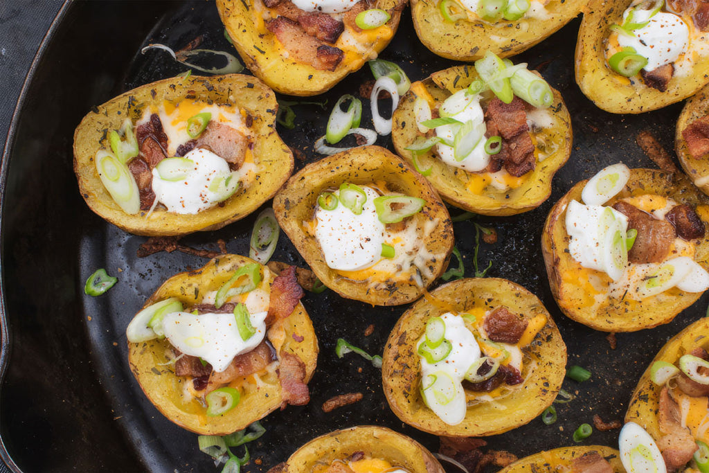 Fully-Loaded Potato Skins with Potato Slayer