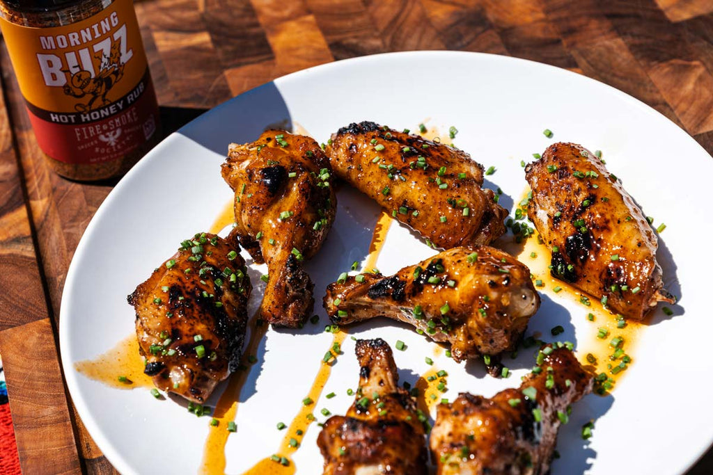 Grilled Hot Honey Wings