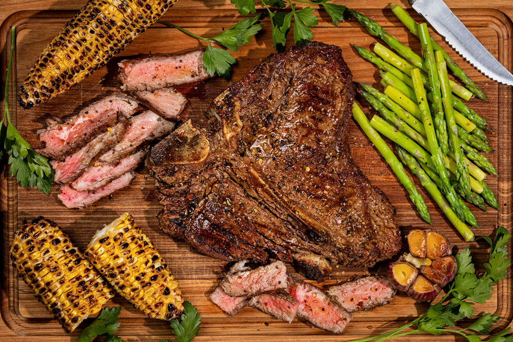 Perfectly Grilled T-Bone Steak