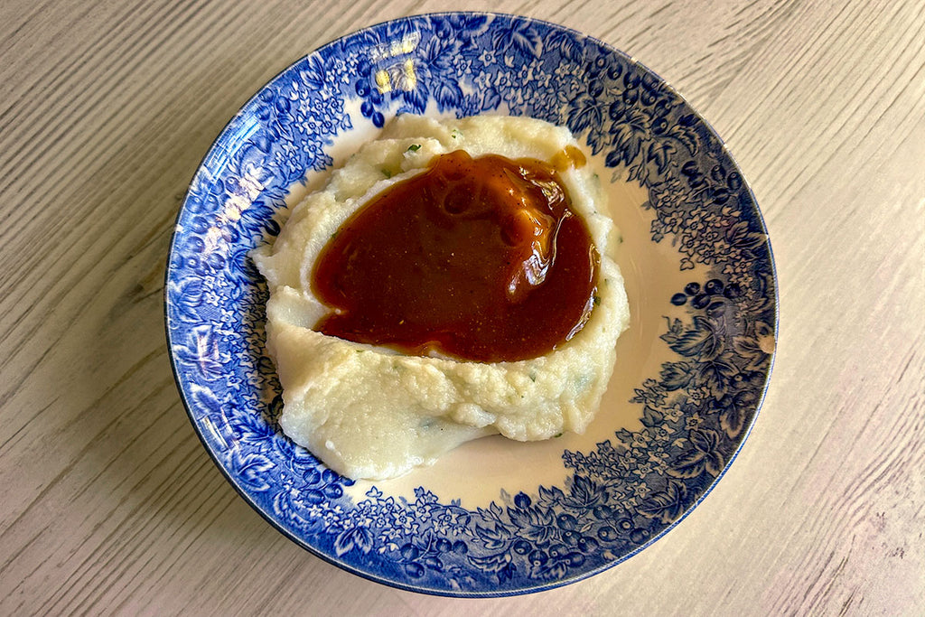 Mashed Potatoes with Sour Cream and Herbs