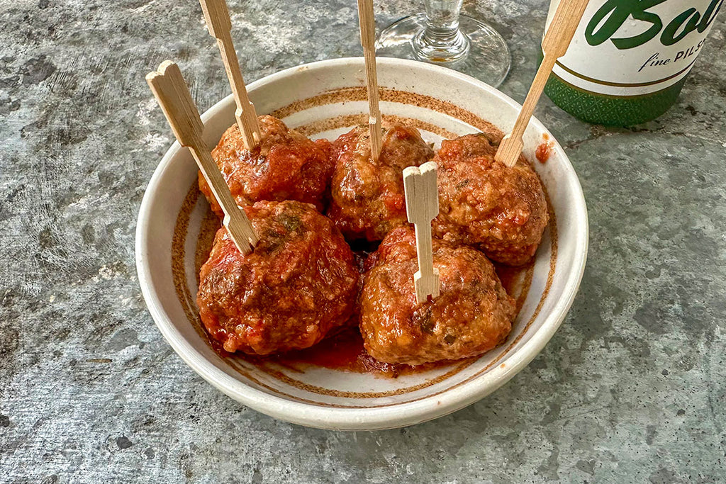 Slow Cooker Meatballs with Honey Garlic
