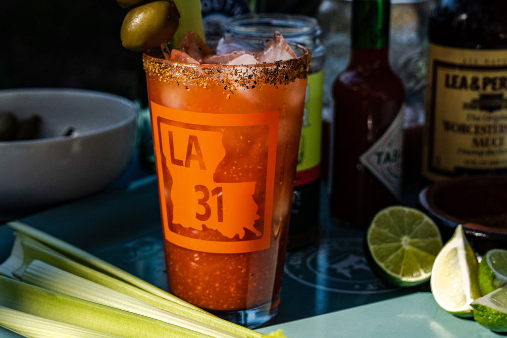 Smoked Bloody Mary with Slayer Rim