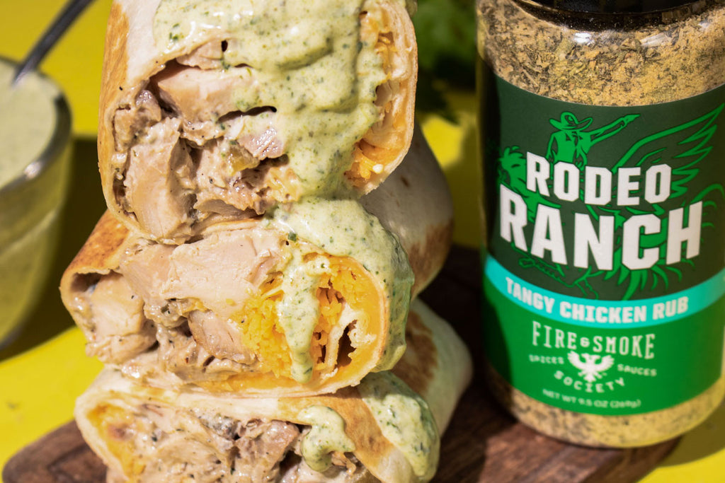 Smoked Chicken Burritos