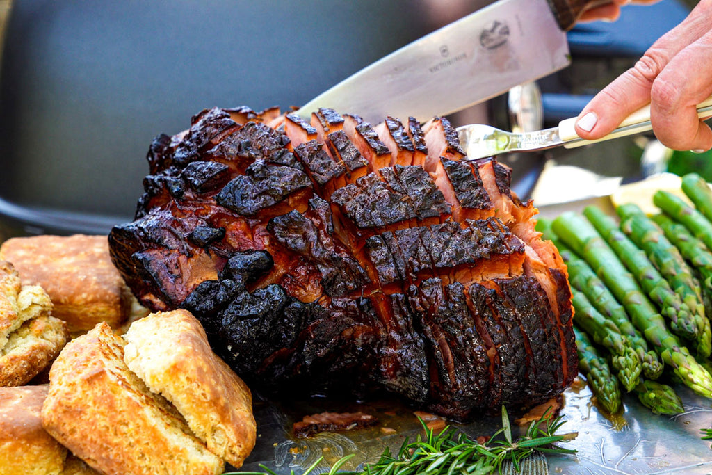 Smoked Ham with Mustard Glaze