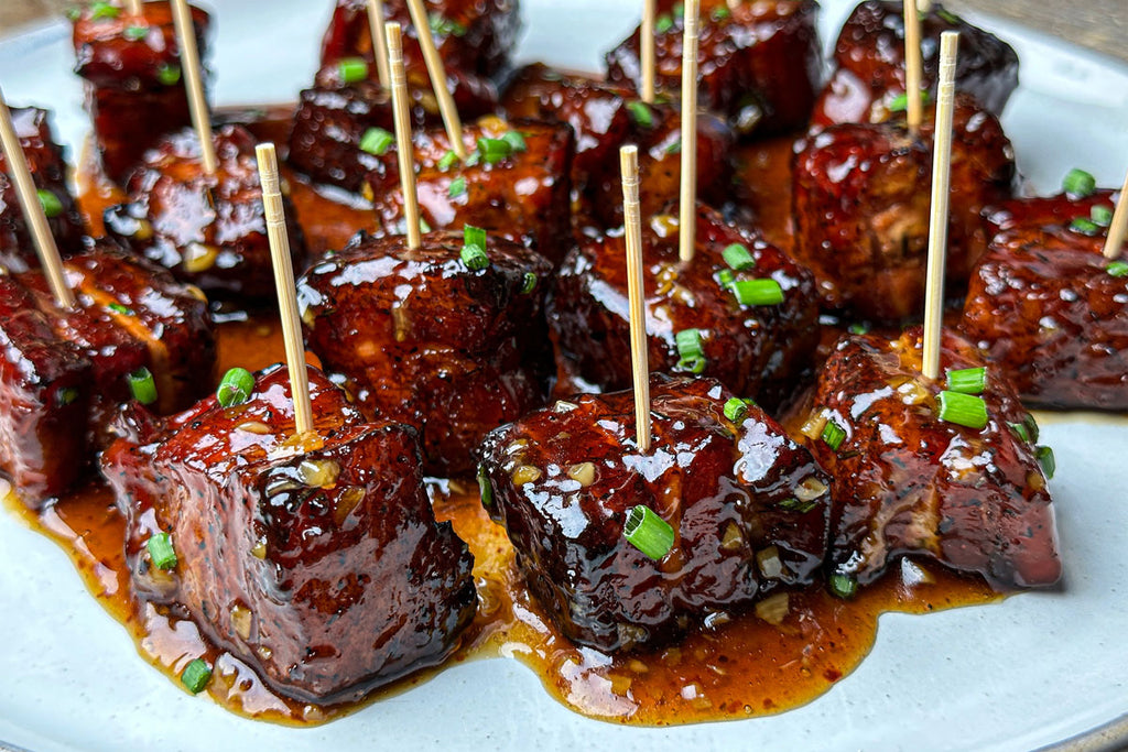 Smoky Air Fried Pork Belly Bites