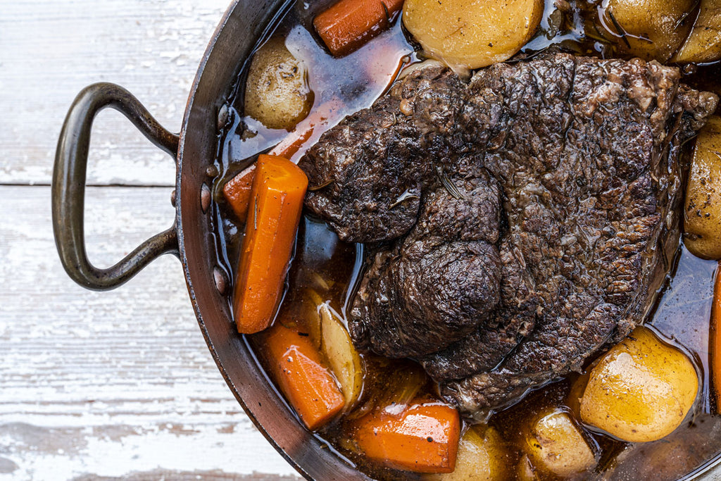 Sunday Pot Roast with Holy Garlic!