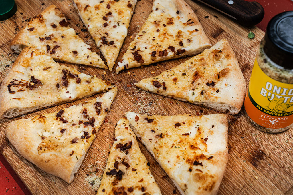Three Cheese Pancetta Pizza