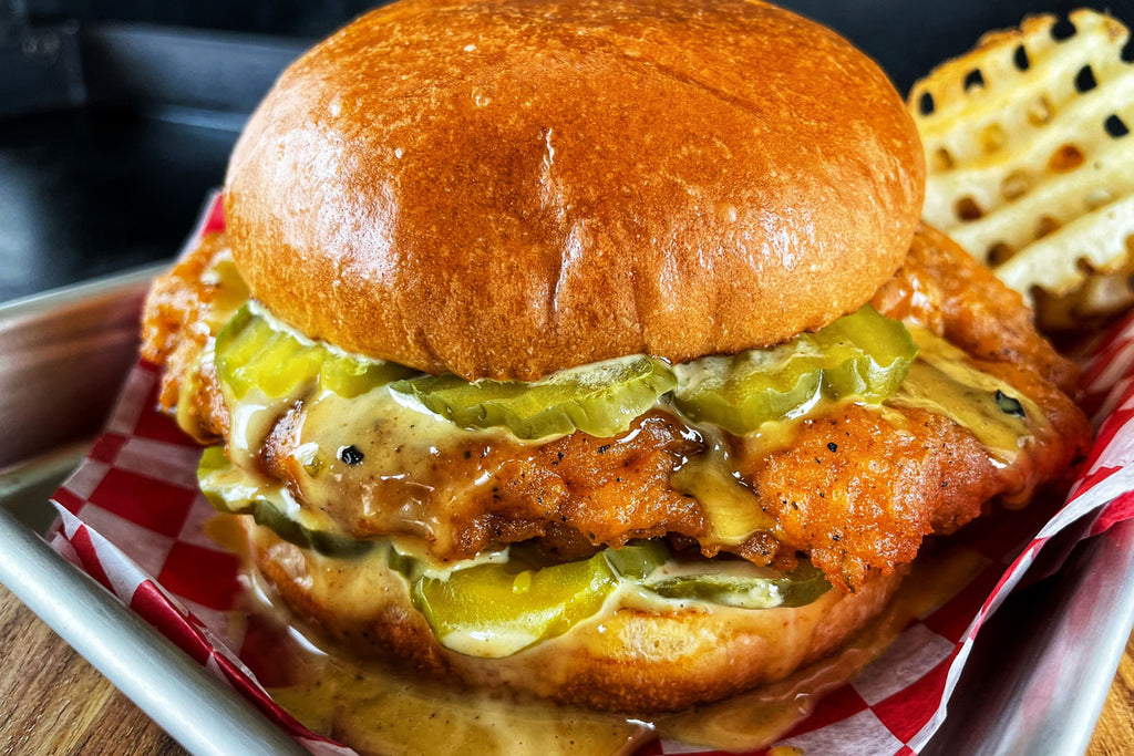 The Ultimate Fried Mushroom Sandwich