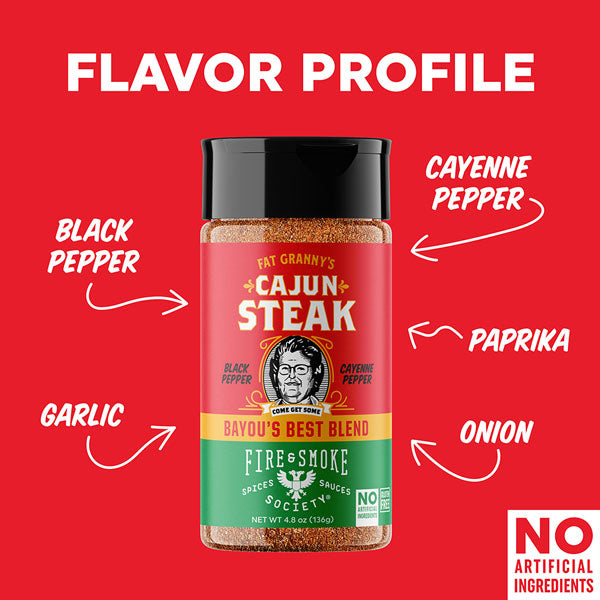 Fat Granny's Cajun Steak