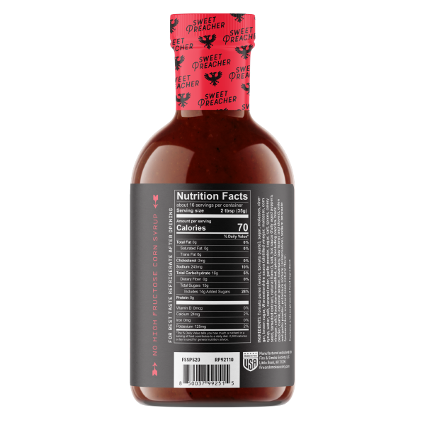 Sweet Preacher BBQ Sauce