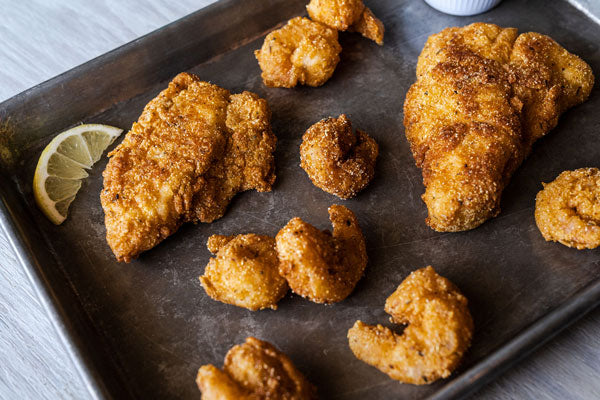 Crispy Shrimp Po’ Boys