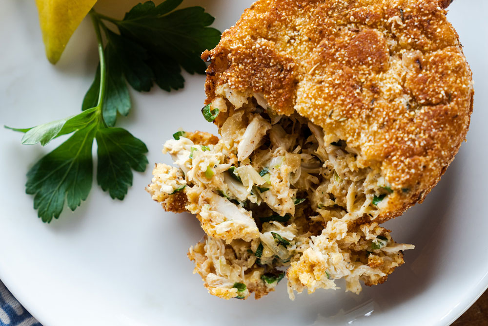 Crispy Crab Cakes with Pickle Ranch Remoulade