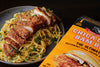 Fried Chicken Carbonara with Chica Licka Bam Bam Crispy Coatings