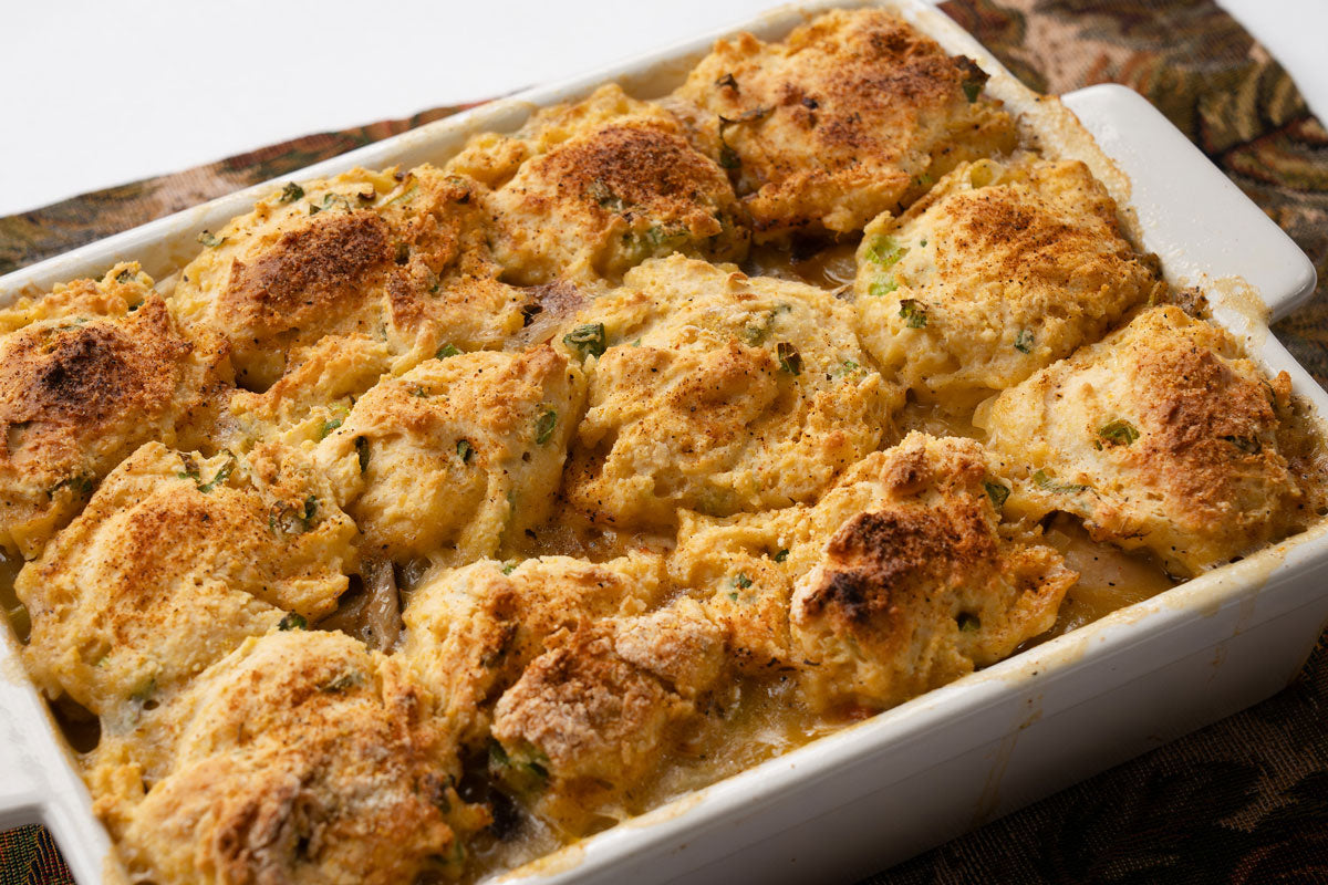 Chicken & Dumplings with Chica Licka Bam Bam Cajun Seasoning