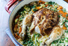 Chicken in a Pot Recipe with Orzo and Onion Butter Seasoning