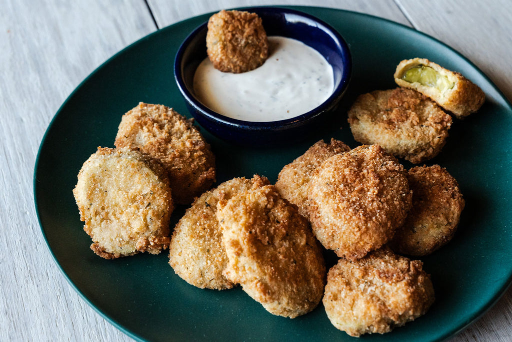 Crunchy Ranch Fried Pickles