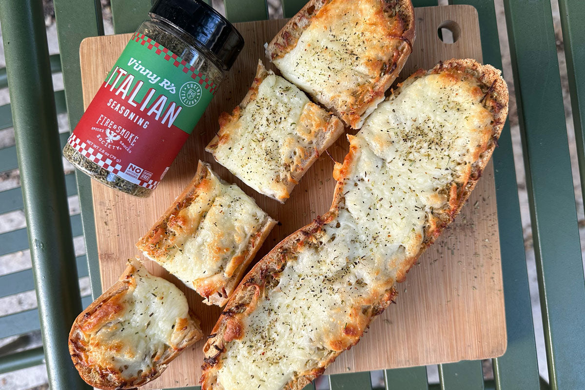 Ultimate Garlic Cheese Bread Recipe | Vinny R's Italian Seasoning