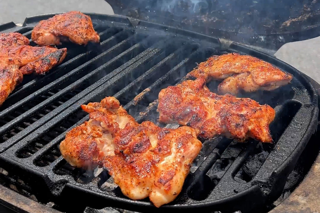 Grilled Cajun Chicken Thighs