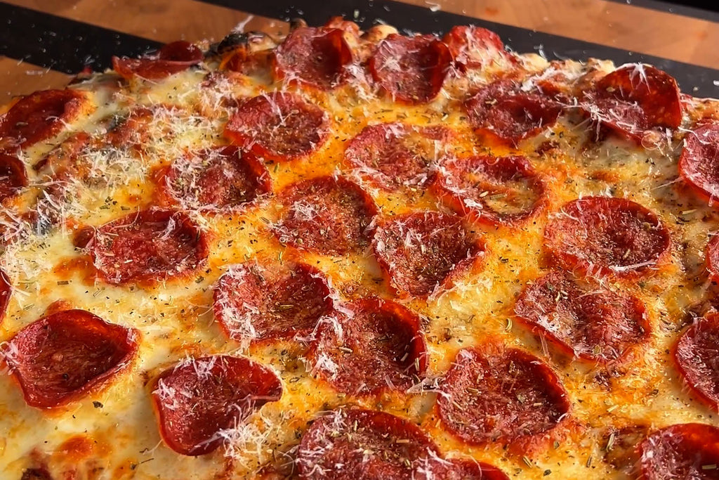 Grilled Pepperoni Pizza