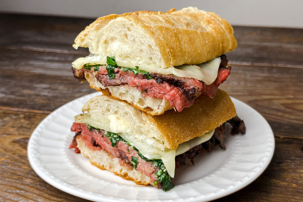 Grilled Tri Tip Chimichurri Sandwich
