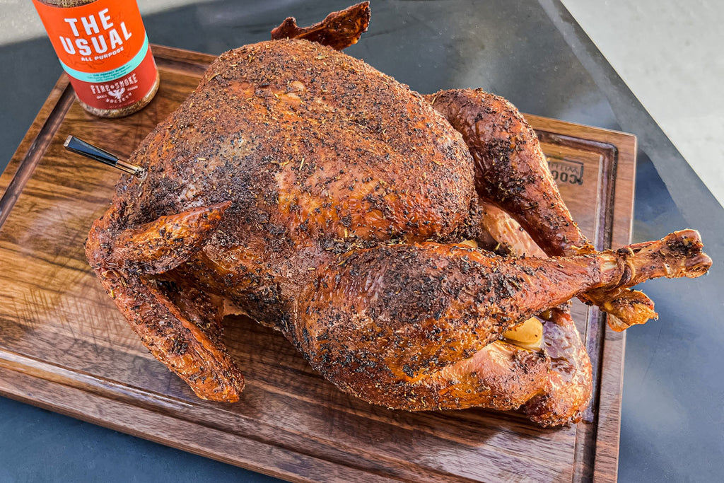 Hickory-Smoked Turkey with Gravy