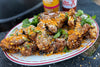 Nacho Wings with Doritos Dust and Chica Licka Bam Bam Seasoning