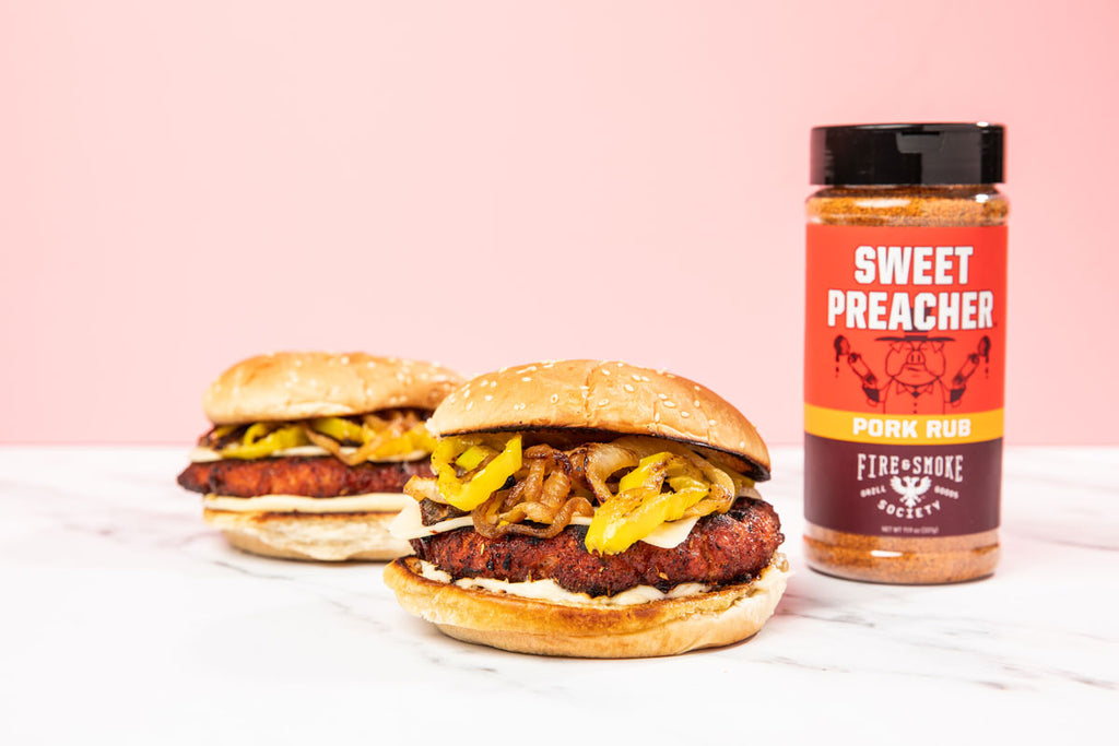 Sweet & Spicy Bacon Burgers