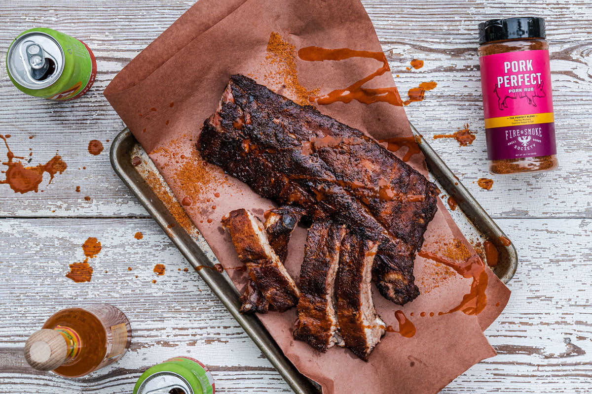 Smoked Berkshire Baby Backs with Pork Perfect