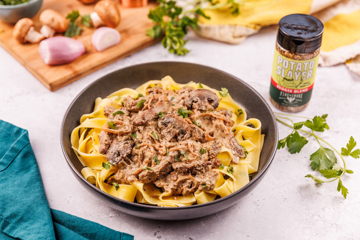 Rich & Creamy Beef Stroganoff Recipe | Potato Slayer Seasoning