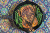 Roast Chicken with Brown Butter Green Beans