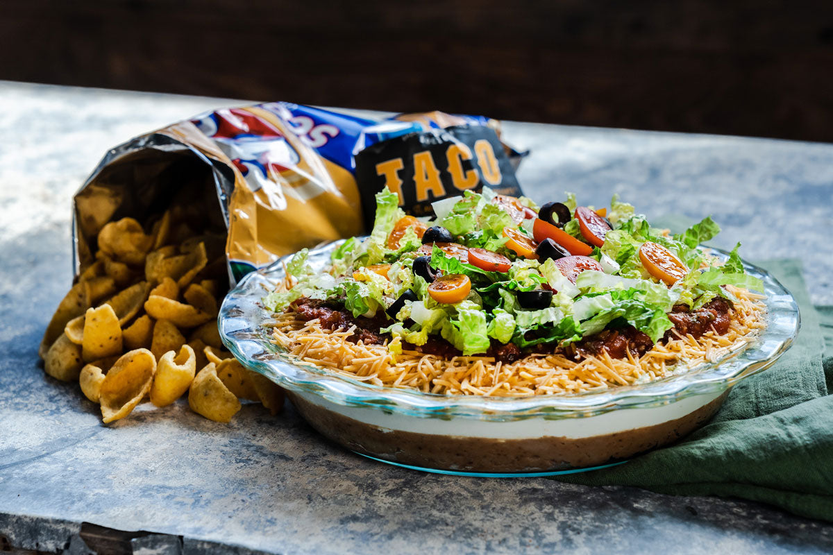 Seven-Layer Dip Recipe | Fire & Smoke Society Taco Seasoning