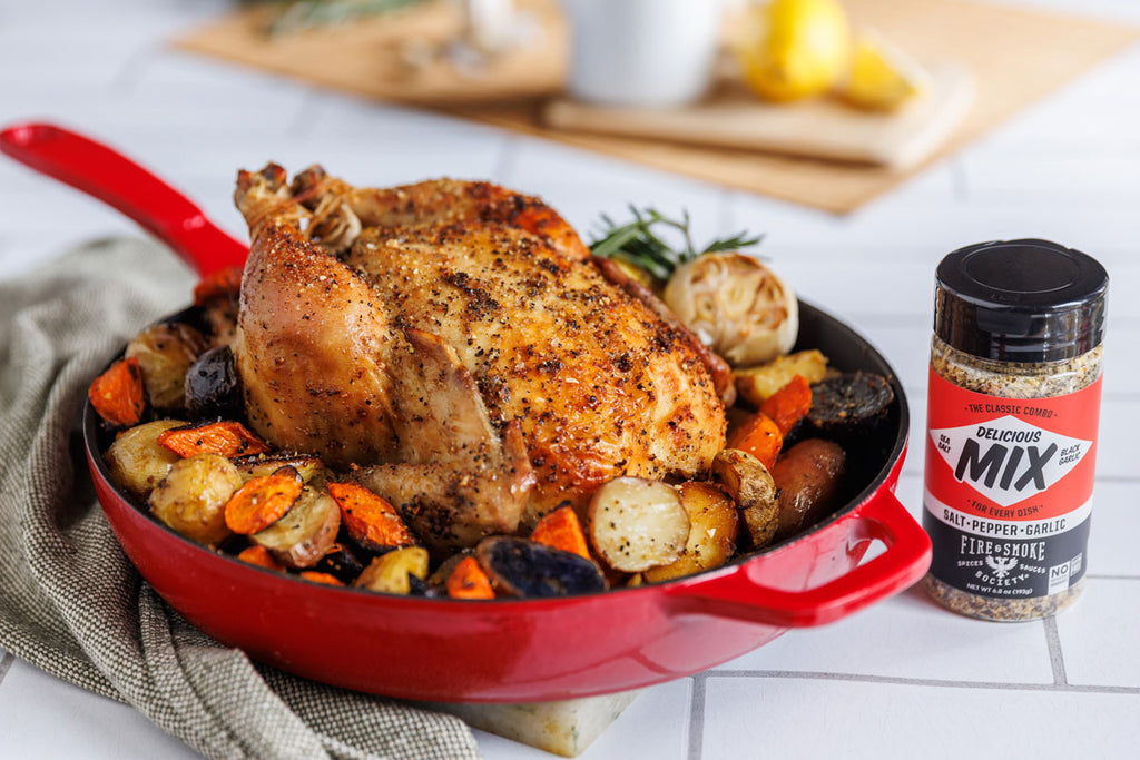 Delicious Mix Skillet Chicken & Potatoes