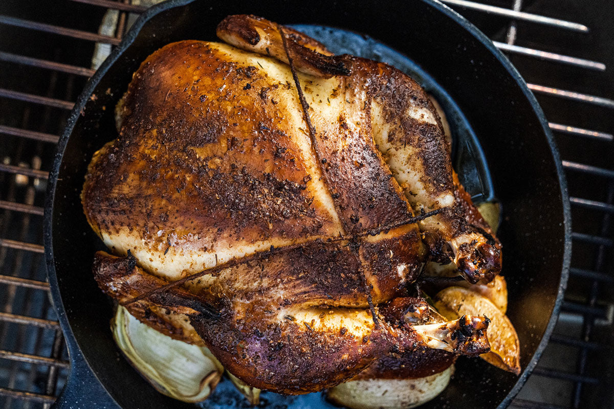 Smoked Chicken with Sweet Peeper