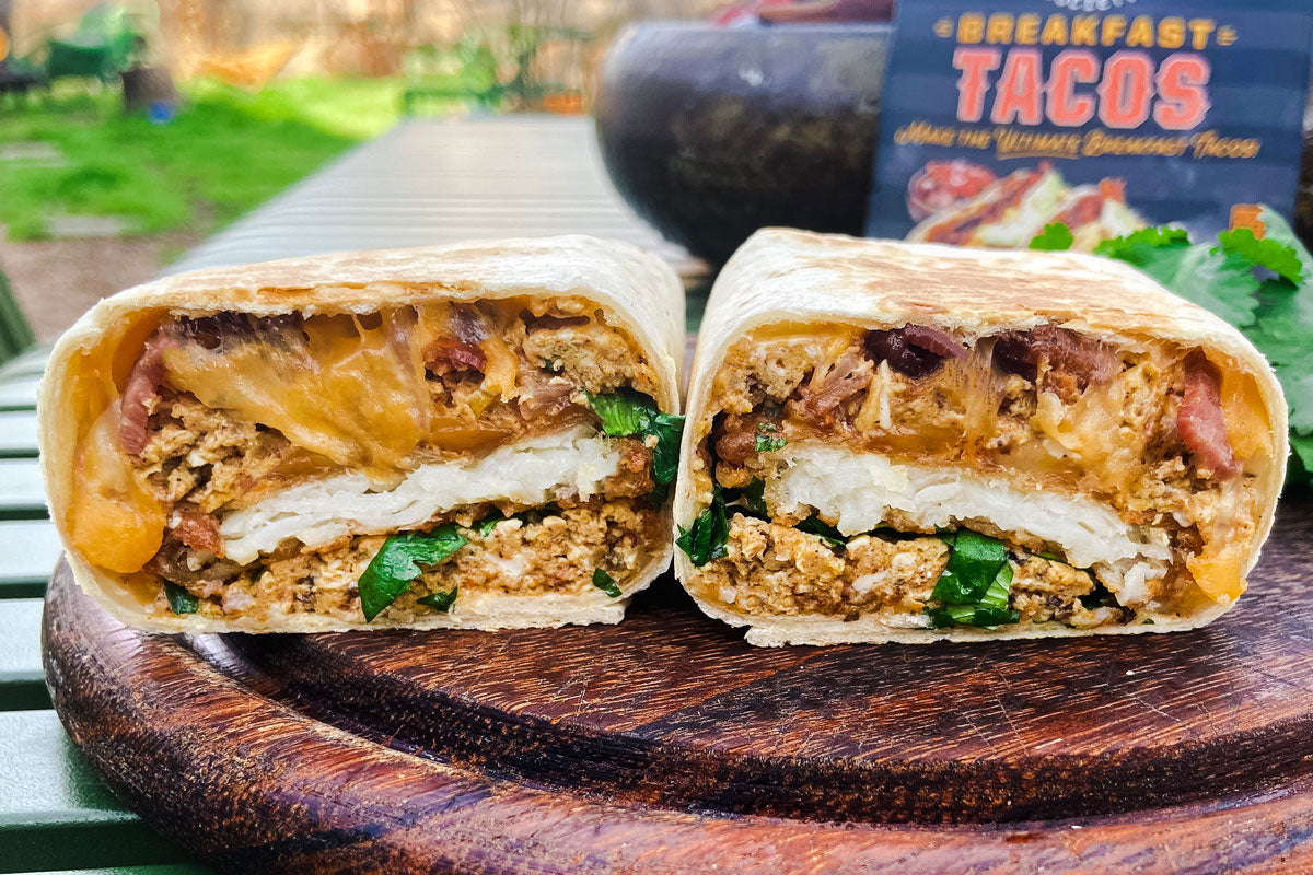 Toasted Hash Brown Breakfast Burrito Recipe Fire & Smoke