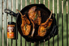 Tomahawk Pork Chops with Soy-Honey Sauce