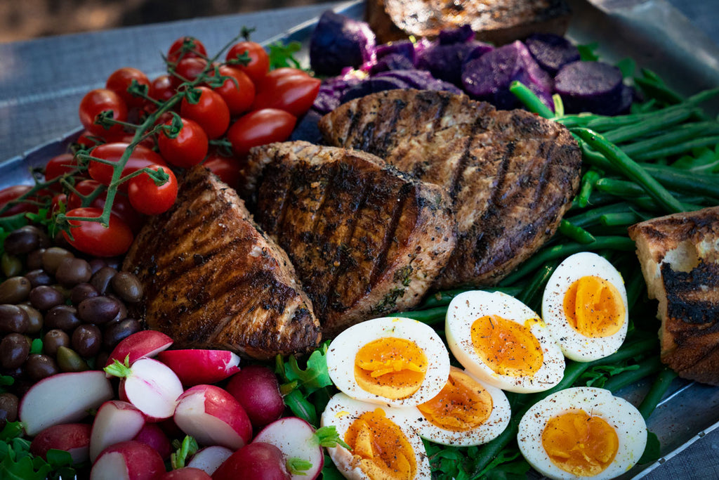 Tuna Nicoise Salad with Anchovy Vinaigrette