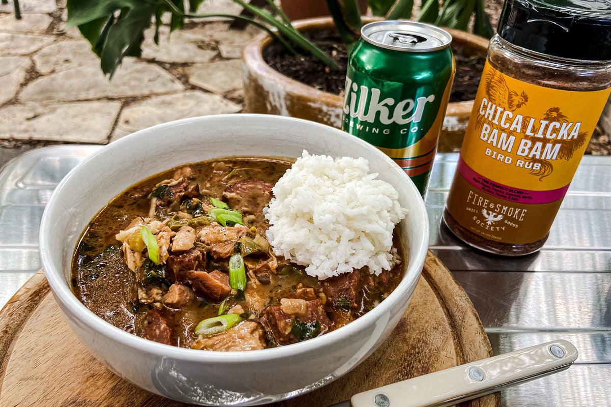 Bam Bam Gumbo with Turkey & Andouille Sausage