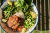 Vietnamese Noodle Salad with Honey Garlic Chops