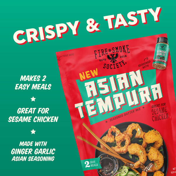 Crispy & Tasty Asian Tempura Seasoned Coating Mix