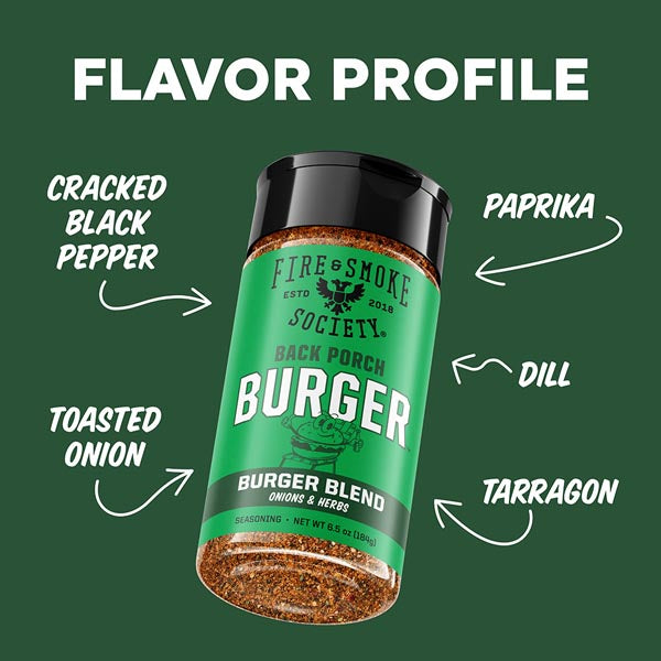 Back Porch Burger Blend Flavor Profile