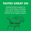 Back Porch Burger Blend tastes great on graphic