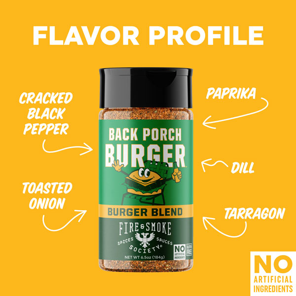 Burger Royale Seasoning Fire & Smoke Burger Blend All Purpose Blend Spice