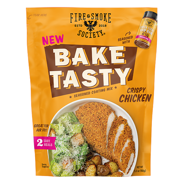 Fire & Smoke Society Fire & Smoke Society Bake Tasty Crispy Chicken Seasoned Coating Mix — product image